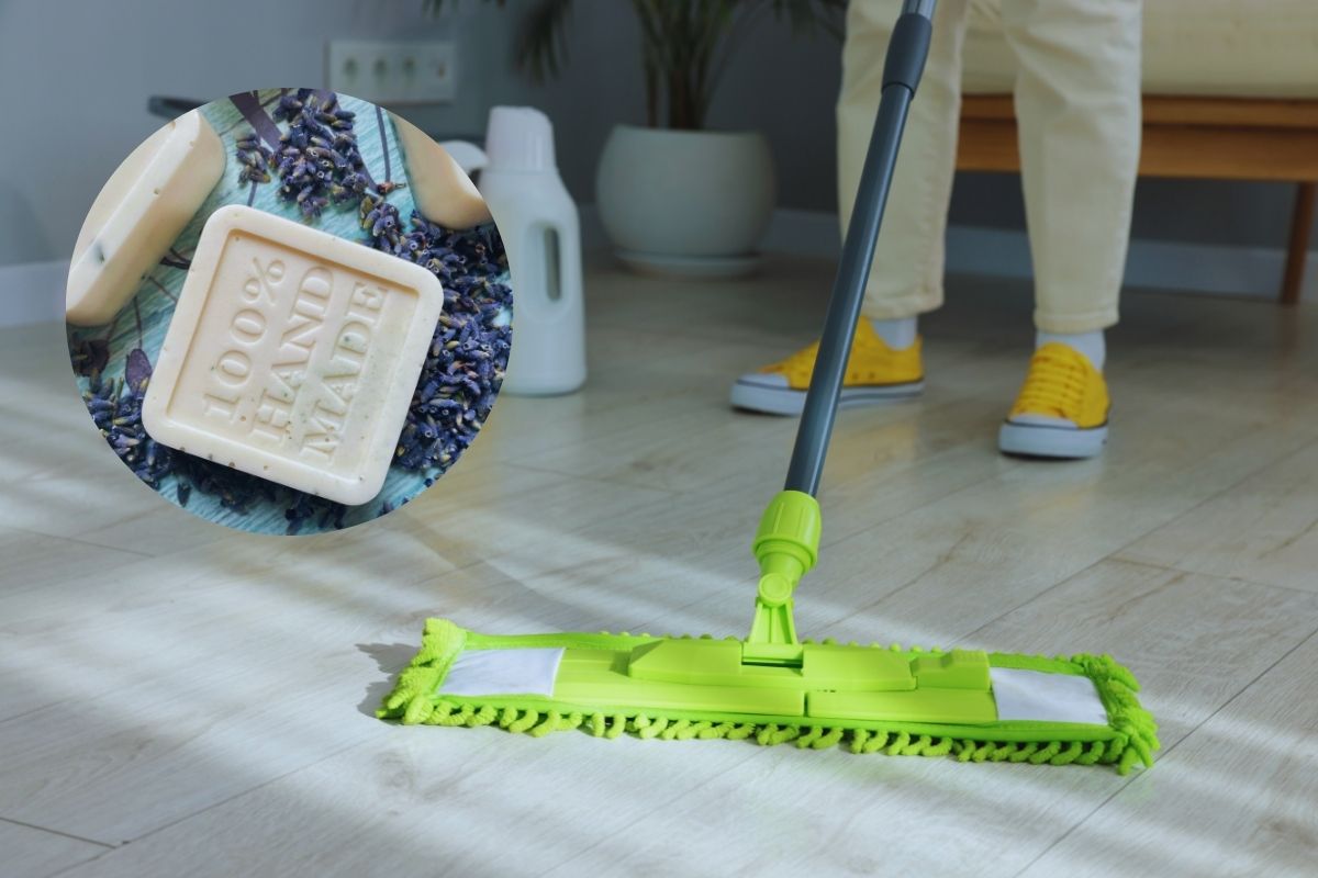 pulizia dei pavimenti con il segreto della nonna