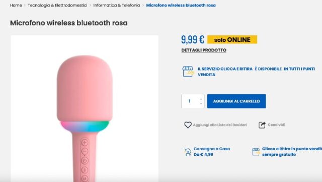 Microfoni vendita sconto