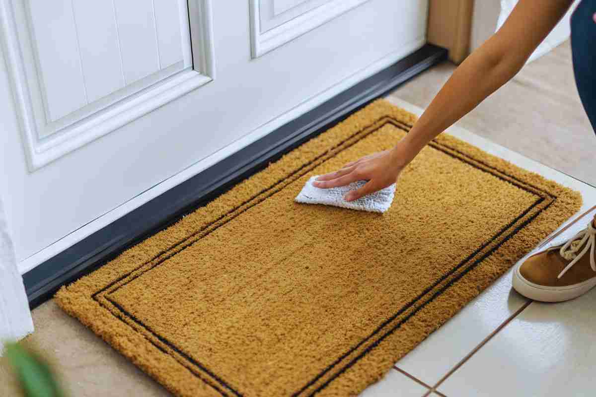 come pulire lo zerbino